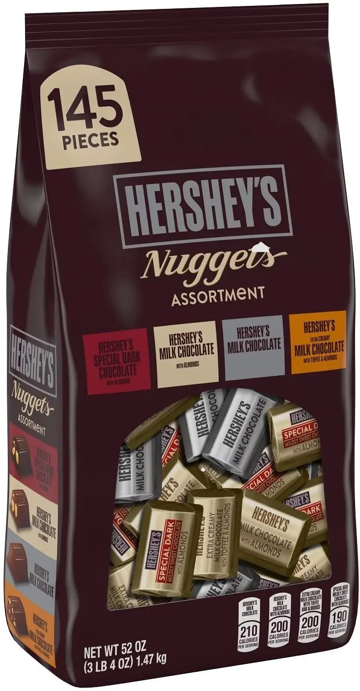Hershey's Nuggets Assortment Milk Chocolate 145 Pieces 1.47kg - Groceries