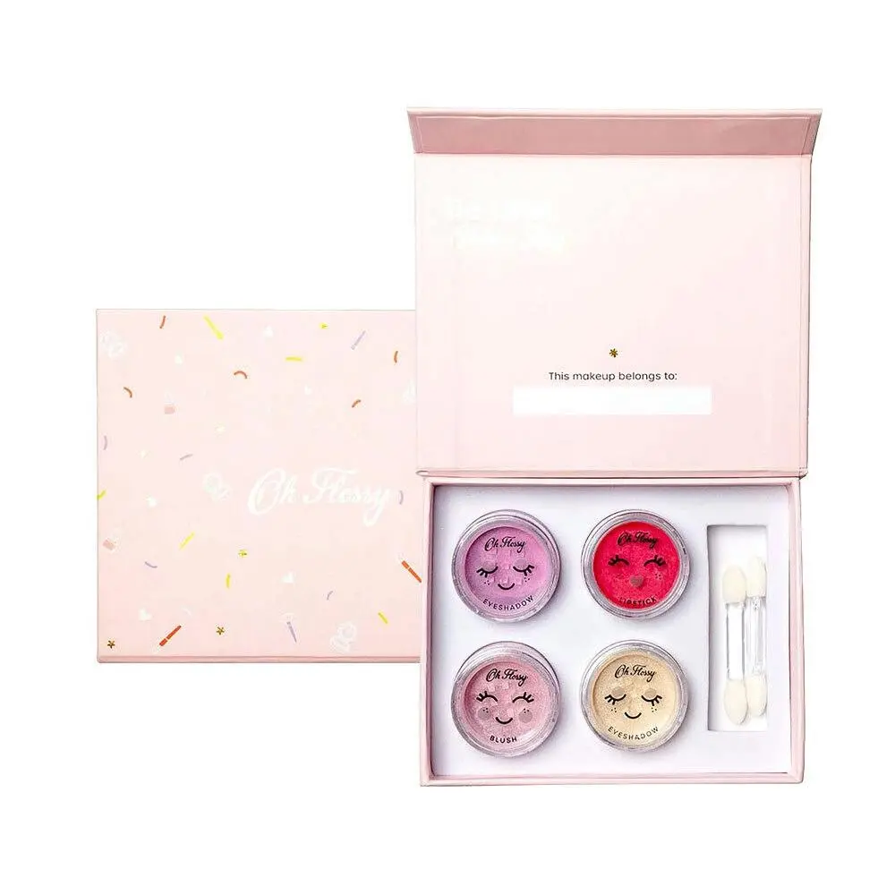6pc Oh Flossy Kids Mini Makeup/Cosmetic Lipstick/Blush/Eyeshadow Box Set 3y+ - Beauty