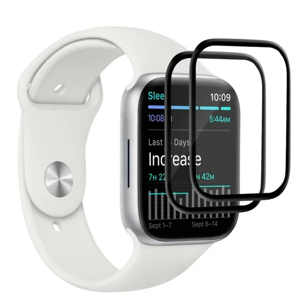 2PK EFM FlexiGlass Screen Armour Protection for Apple Watch 41mm Series 7 Clear - Electronics
