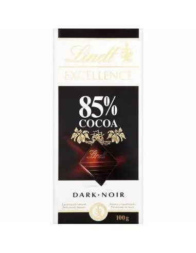 Lindt Excellence Dark Cocoa 78% 100g x 10 - Groceries