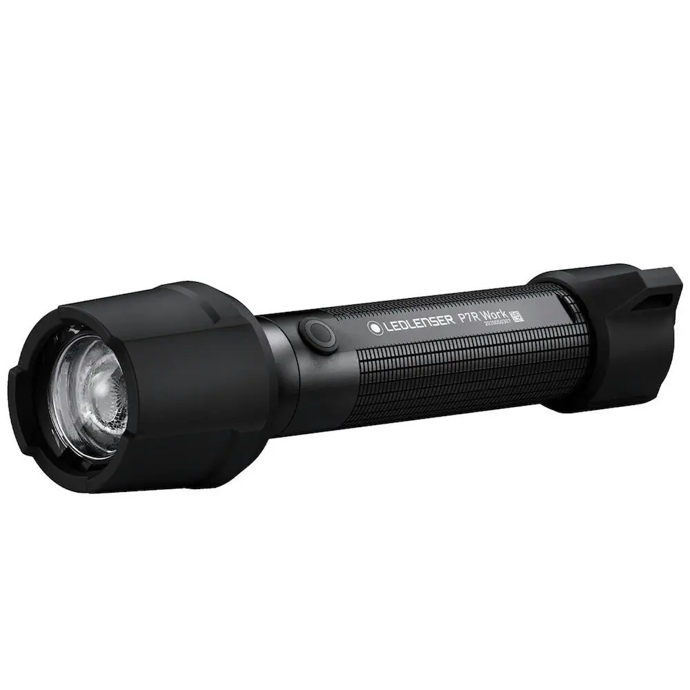 Led Lenser P7R Work Rechargeable Focusable Torch Flashlight | 1200 Lumen - Sports & Outdoor