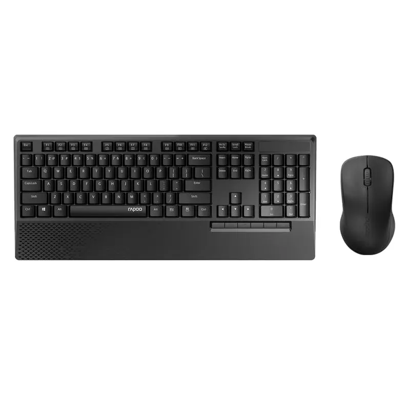 Rapoo X1960 Wireless 2.4GHz Cordless Mouse & Keyboard Combo For PC/Laptop Black - Electronics