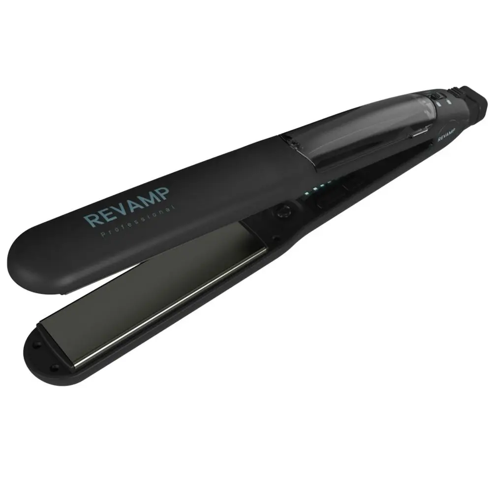 Revamp Professional Hair Progloss Steamcare Ceramic Straightener Styling Tool - Beauty