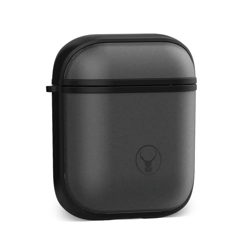 Bon.Elk Edge Case for Apple AirPods Wireless Charge/LED/Drop Proof Cover Black - Electronics