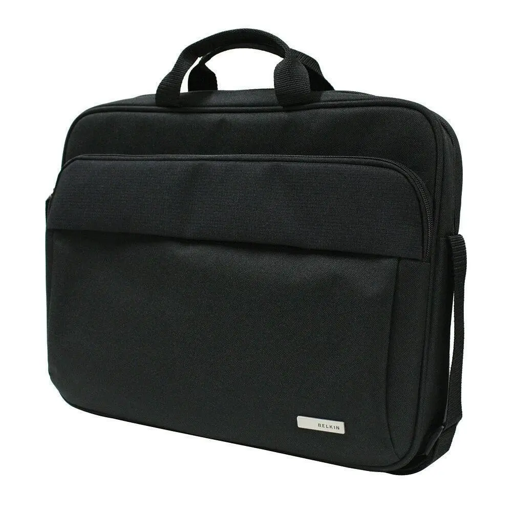 Belkin 16" Simple Toploader Messenger Laptop w/ Strap Carry Bag For Apple Black - Electronics