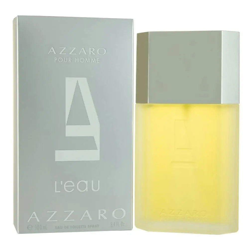 Azzaro Pour Homme Leau 100ml Eau de Toilette Men Fragrances EDT Spray for Him - Beauty