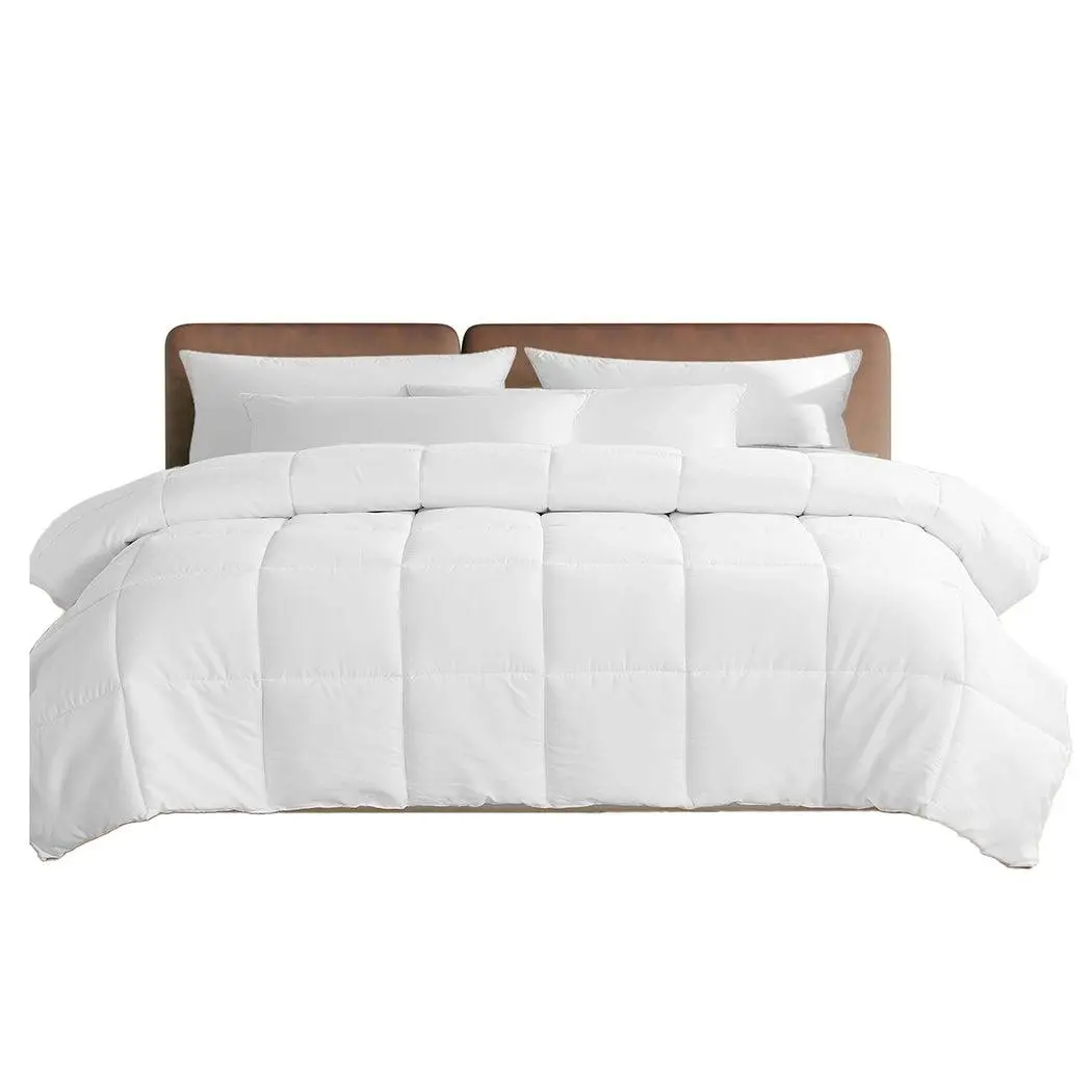 Dreamz Renewable Fiber Quilt Summer Winter Microfibre Blanket 200GSM King - Winter Warmers up to 70% Off