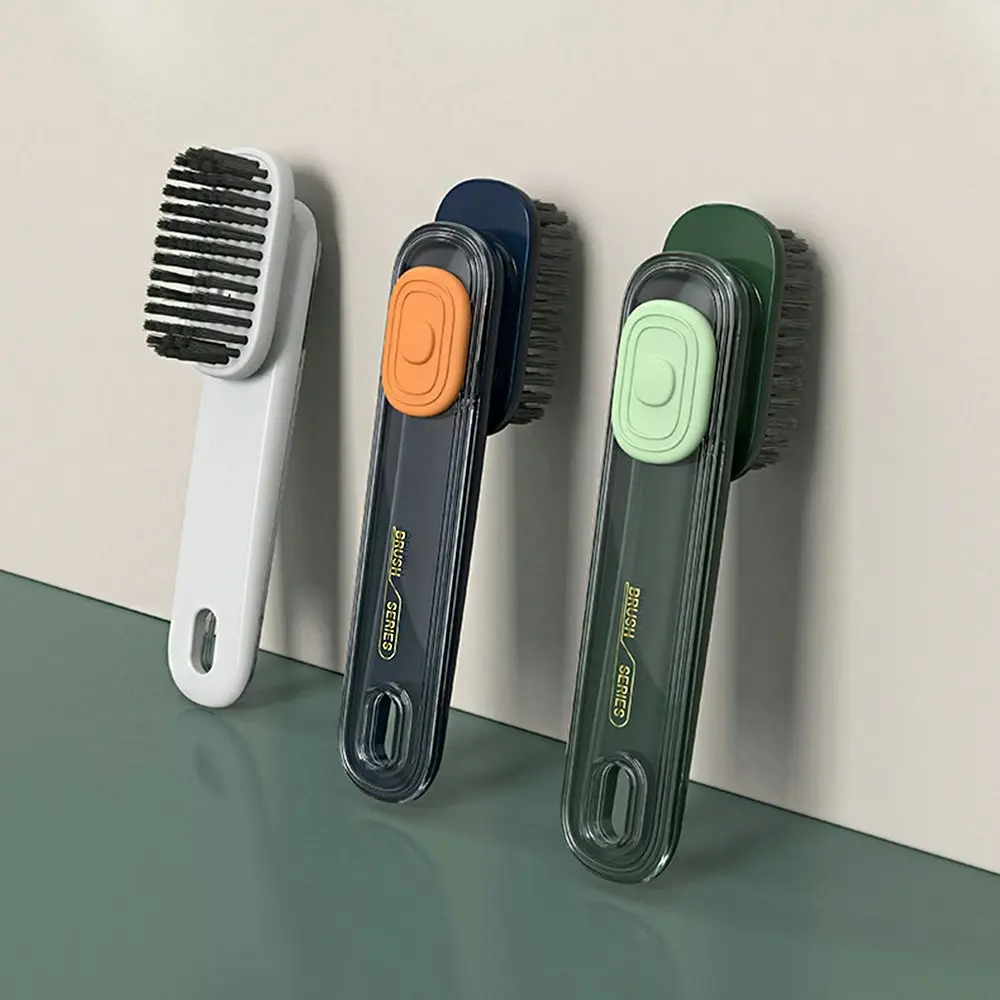 3Pcs Multi Functional Liquid Shoe Brush Washing Brush Household Cleaning Brush - Home & Garden