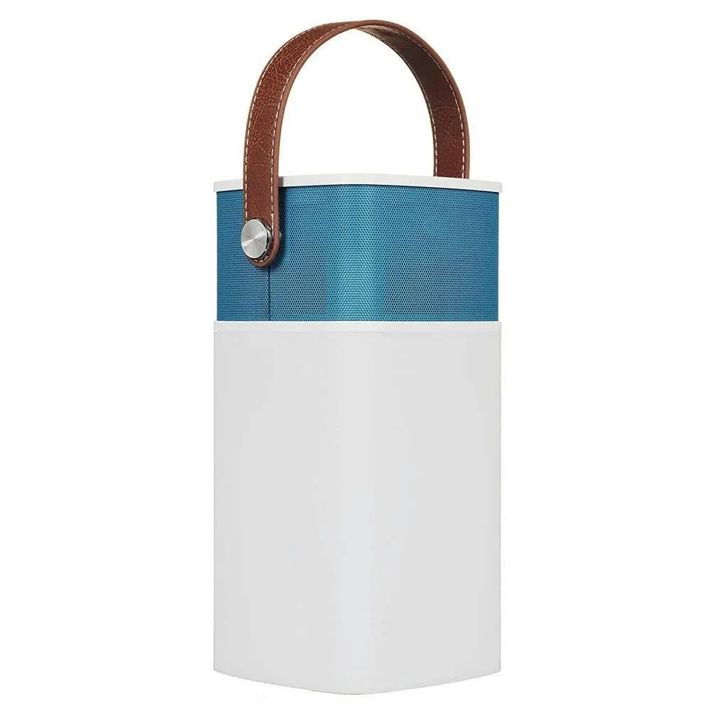 Lava BrightSounds 2 Wireless Bluetooth Speaker W/LED Lamp/Powerbank Charger Teal - Electronics