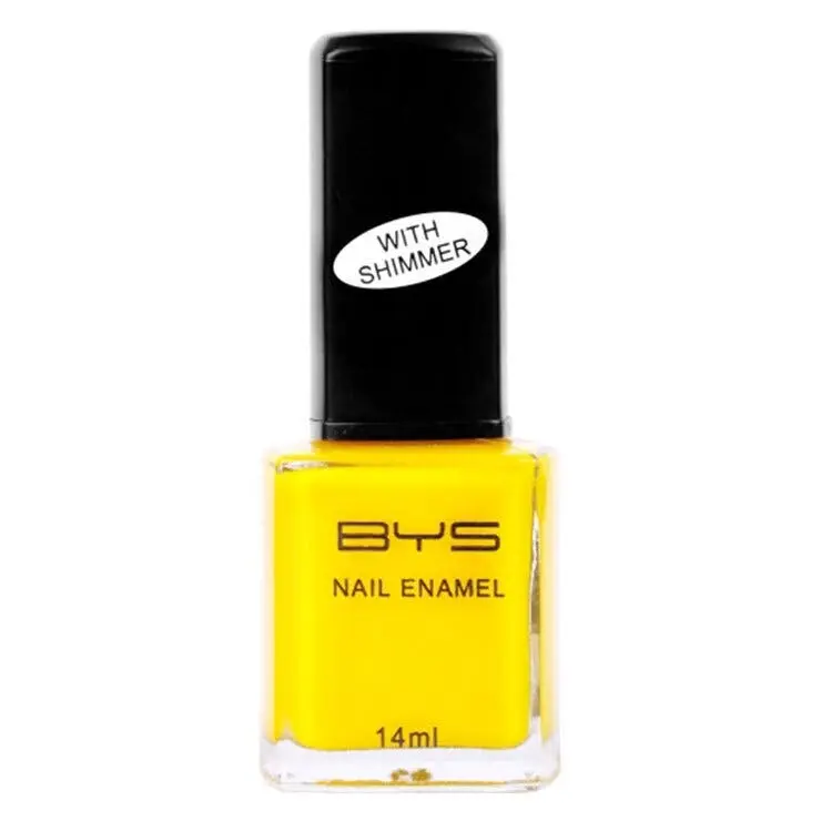 BYS Shimmer Golden Sands Nail Polish Enamel Lacquer Shimmering Quick Dry 14ml YL - Beauty