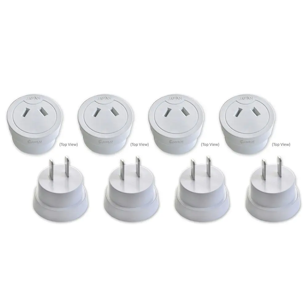 4x Universal Travel Power Adapter Australia AU/NZ to USA/Canada/Japan/Mexico - Electronics