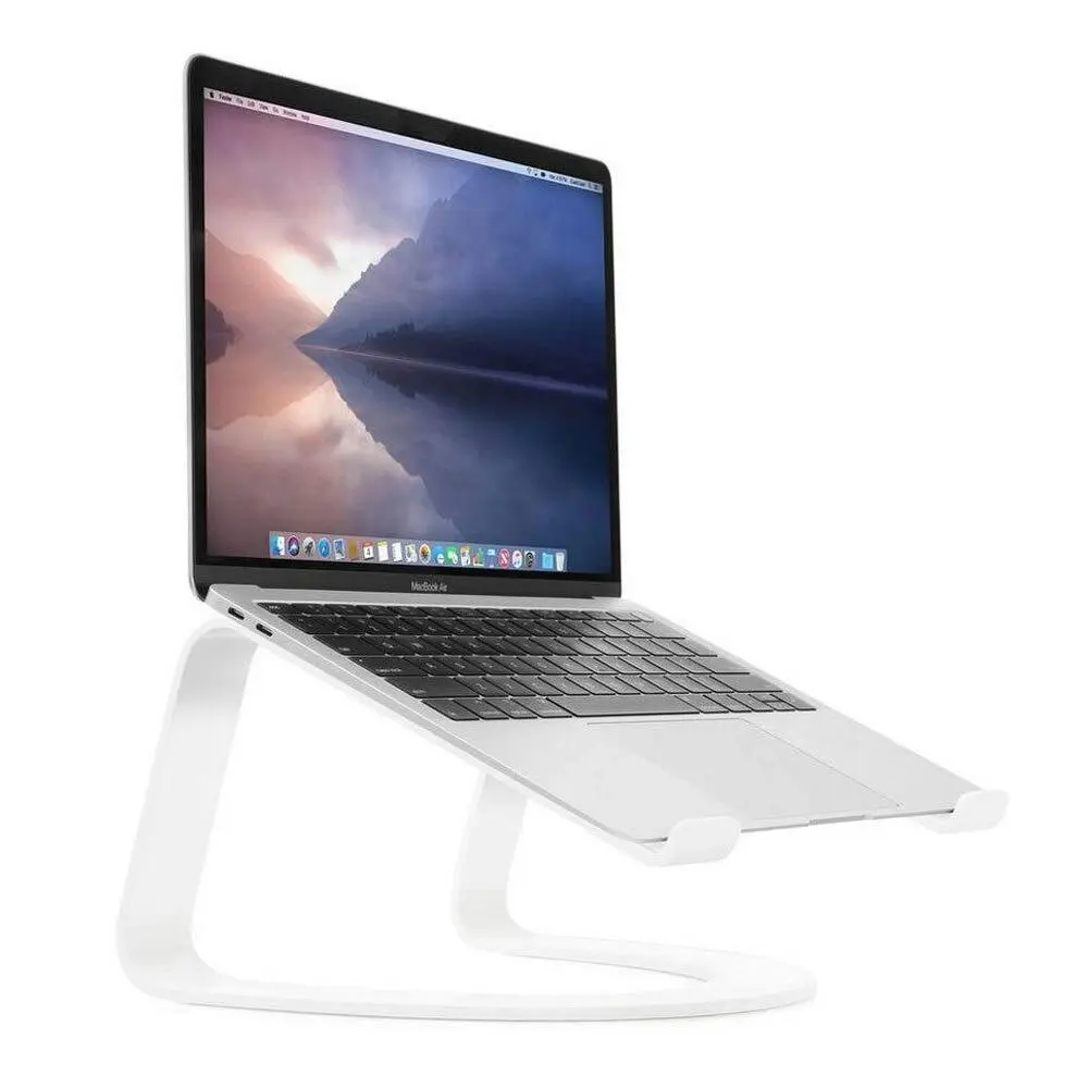 Twelve South Curve SE Aluminium Stand Holder/Mount for Apple MacBook/Laptop WHT - Electronics