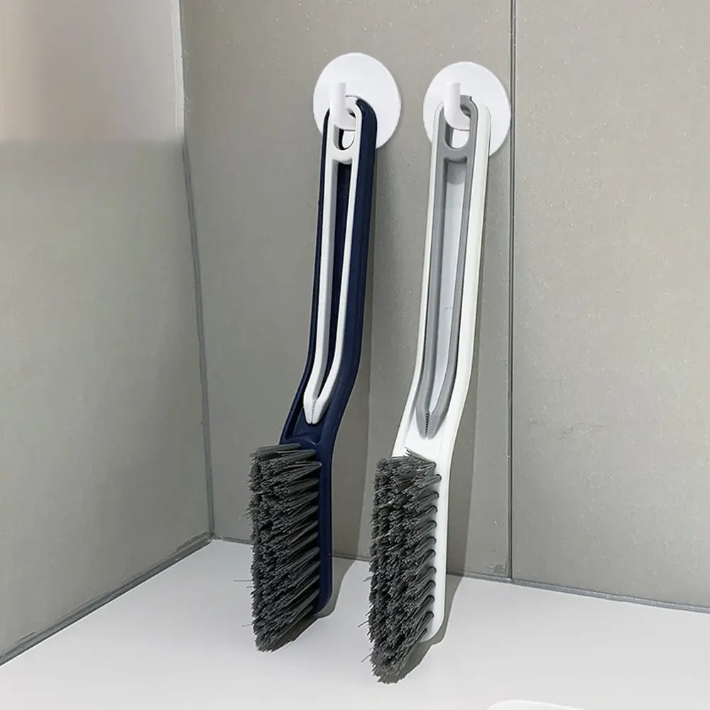 2Pcs 2 in 1 Cleaning Brush Floor Brush Bathroom Gap Bristle Brush - Home & Garden