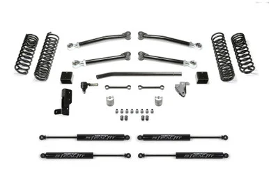 Fabtech 5" TRAIL W/ STEALTH 2018-22 JEEP JL 4WD 4-DOOR K4140M