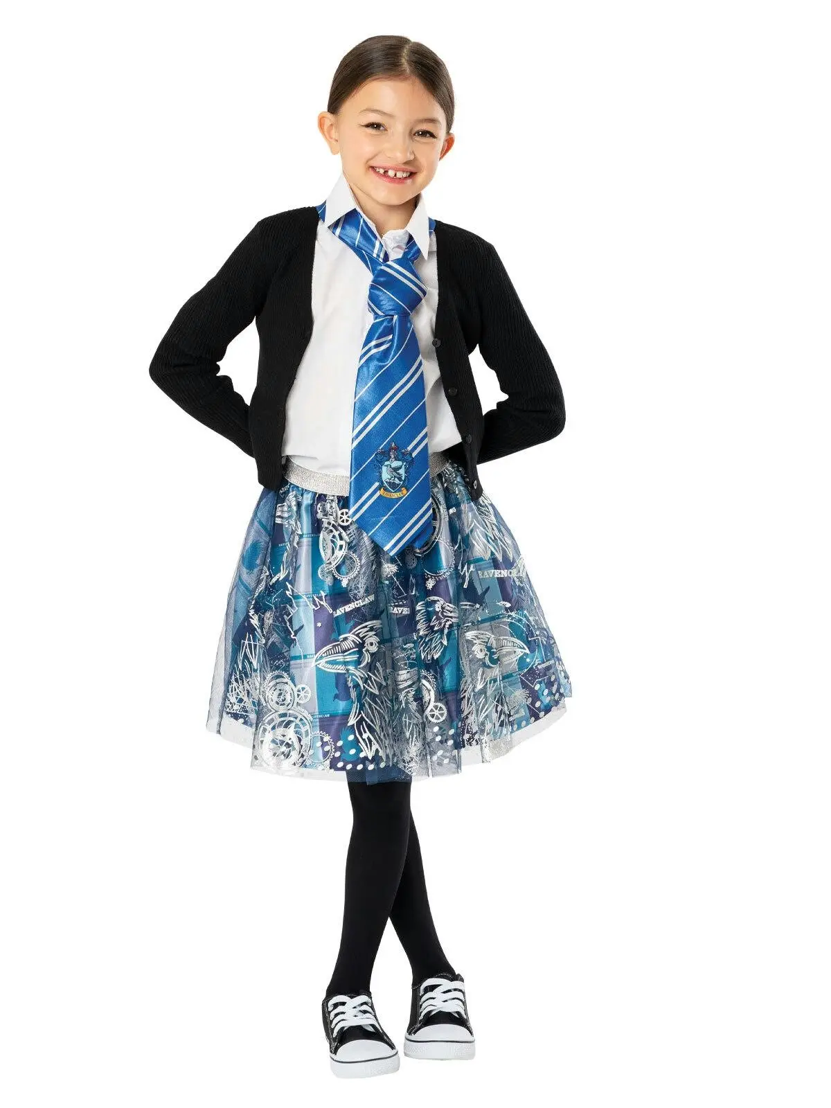 Harry Potter Ravenclaw Tutu Skirt Kids/Child Dress Up Party Costume XL Blue - Fashion