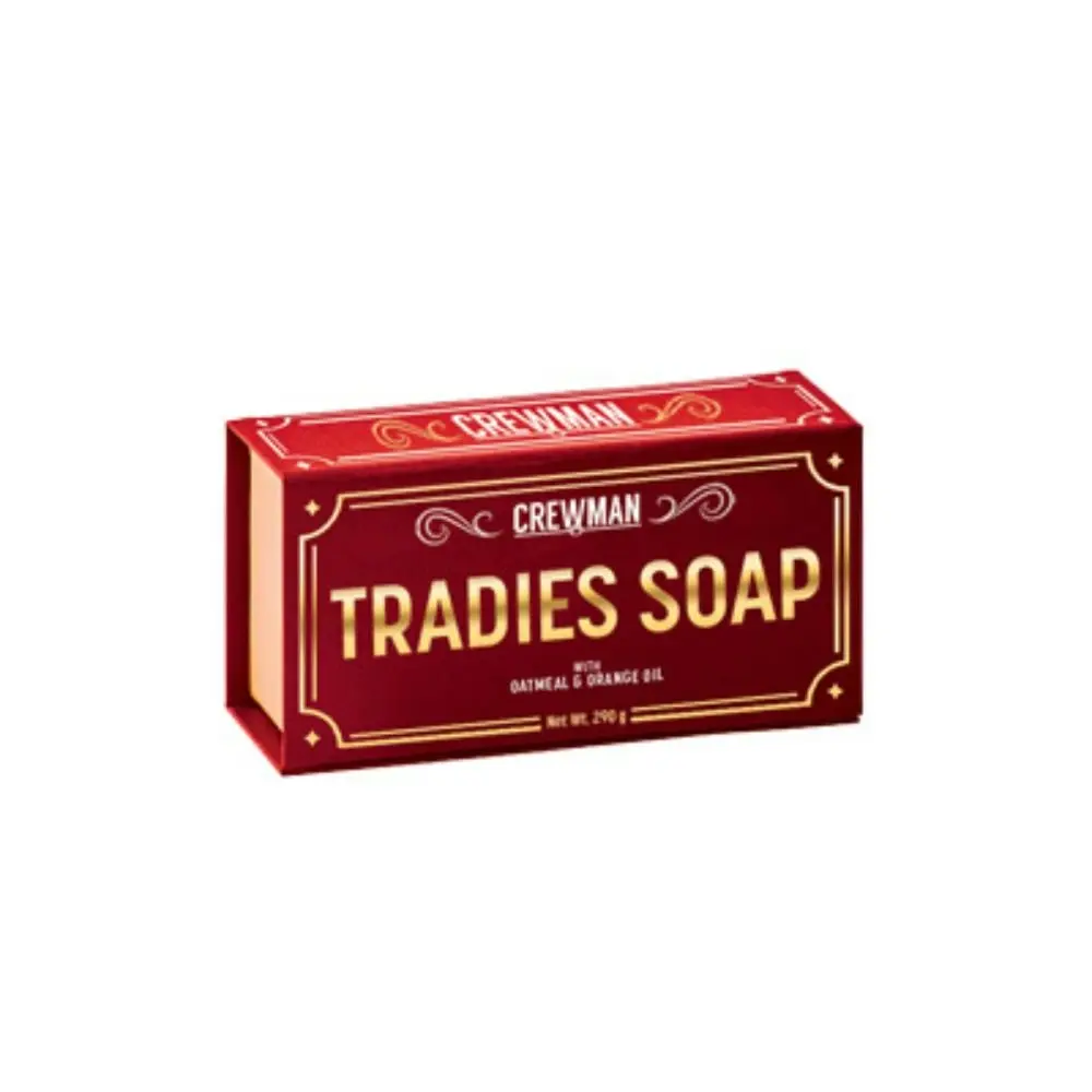 Crewman Mens Big Bar 290g Gift Boxed Tradies Soap - Beauty