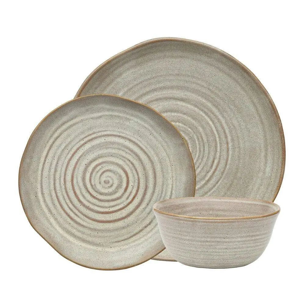 12pc Ecology Ottawa Barley Dinner Set Dinner Plates/Side Plates/Noodle Bowls - Home & Garden