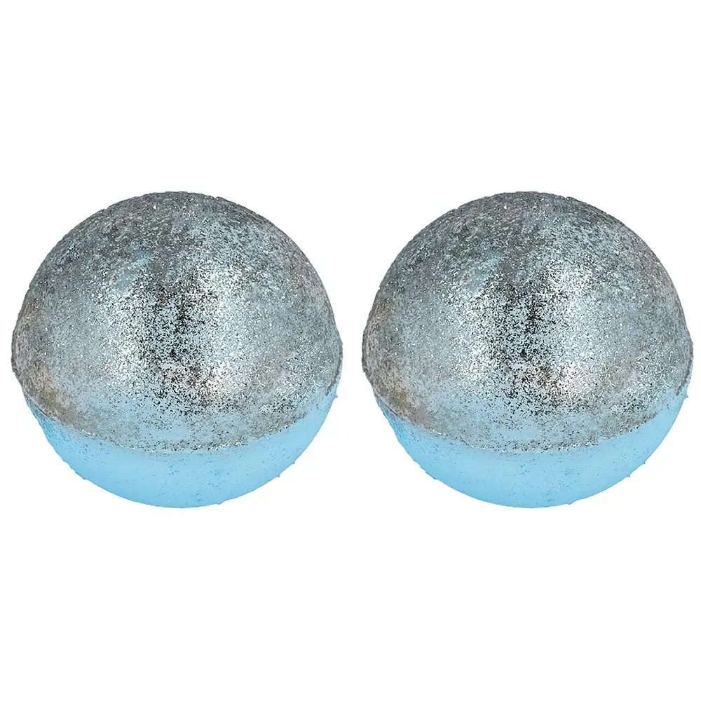 2PK Bomb Cosmetic Silver Springs Watercolours Bath Bomb Body Fragrance Tub Fizzy - Beauty