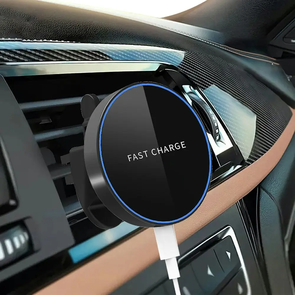Magnetic Wireless Car Charger Holder For iPhone 12/13 series - Automotive
