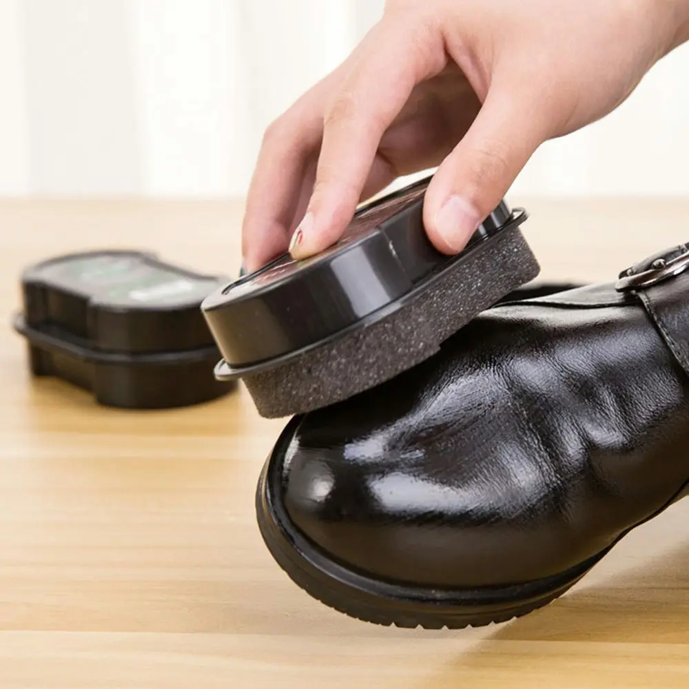 2 Pack Double Sided Leather Shoes Brush Shoe Polish Brush Shoe Wax Brush - Home & Garden