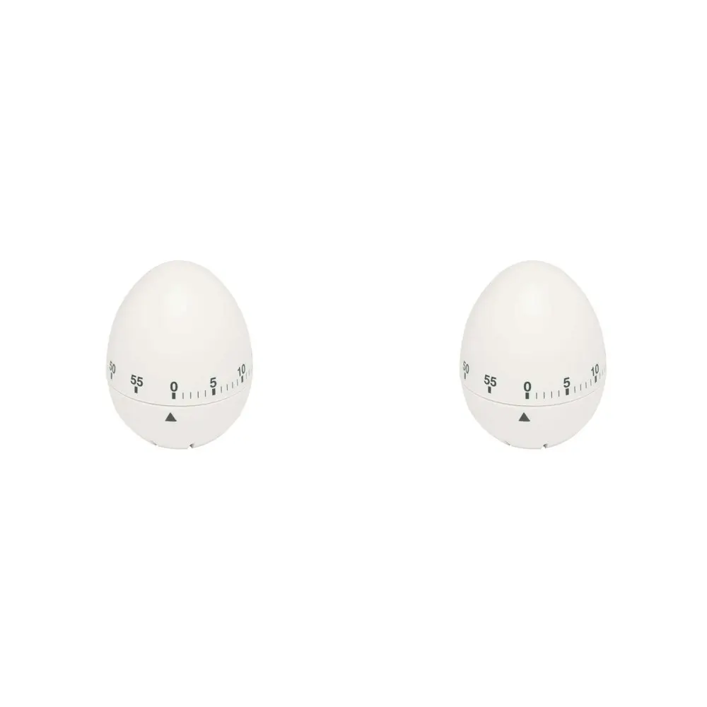 2PK Wiltshire Manual Countdown Egg Cooking Timer w/ Ringing Bell 60 Minutes - Home & Garden