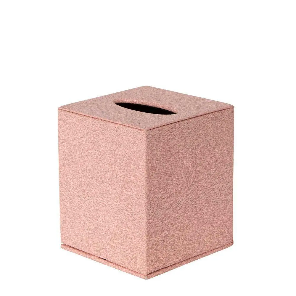 Belle Hunter Tissue Paper Box Storage Square Organiser Container 15.5cm Pink - Home & Garden
