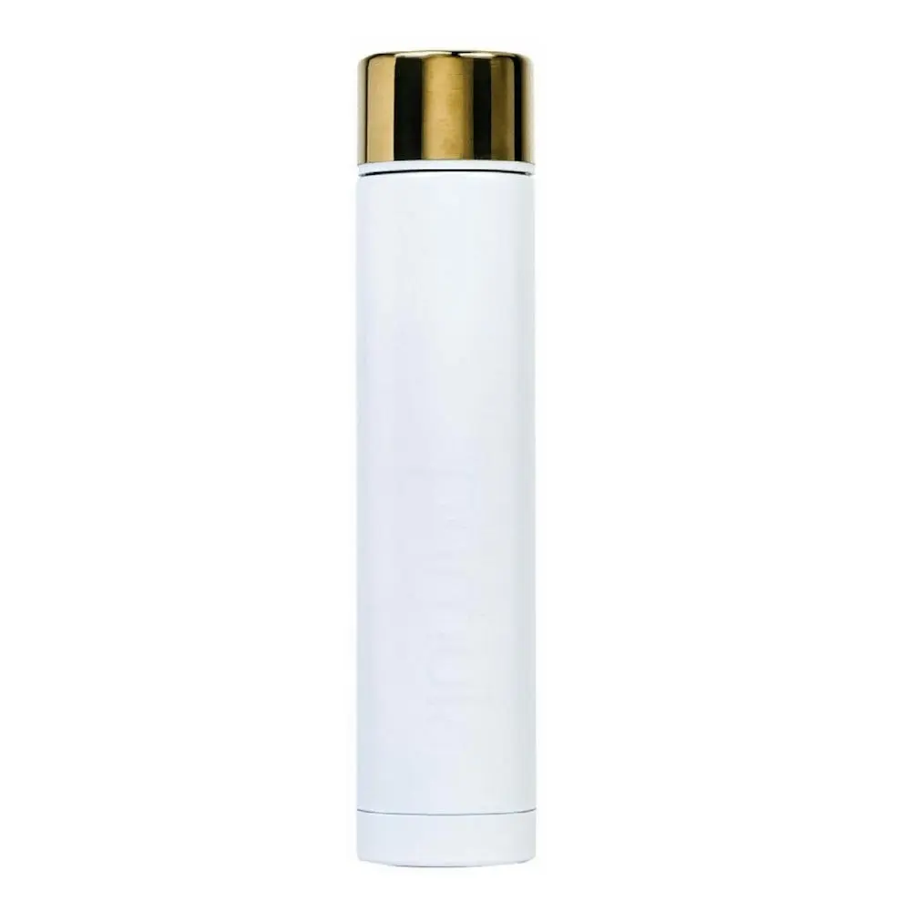Primula Tote Double Wall Insulated Coffee Bottle 236ml | White - Home & Garden