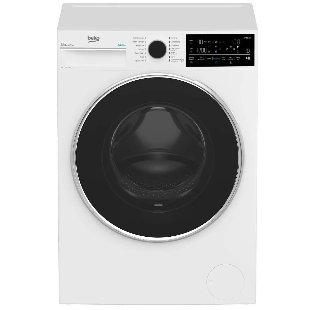 Beko 9kg Autodose WiFi Connected Washing Machine with Steam - Home & Garden