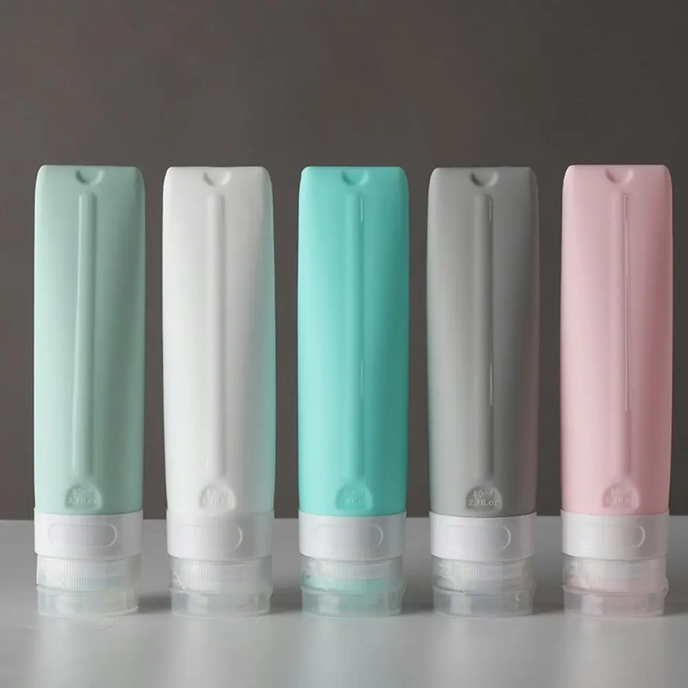 5Pcs 80ml portable Travel Silicone Separate Bottle Shampoo Cosmetics Bottle - Home & Garden