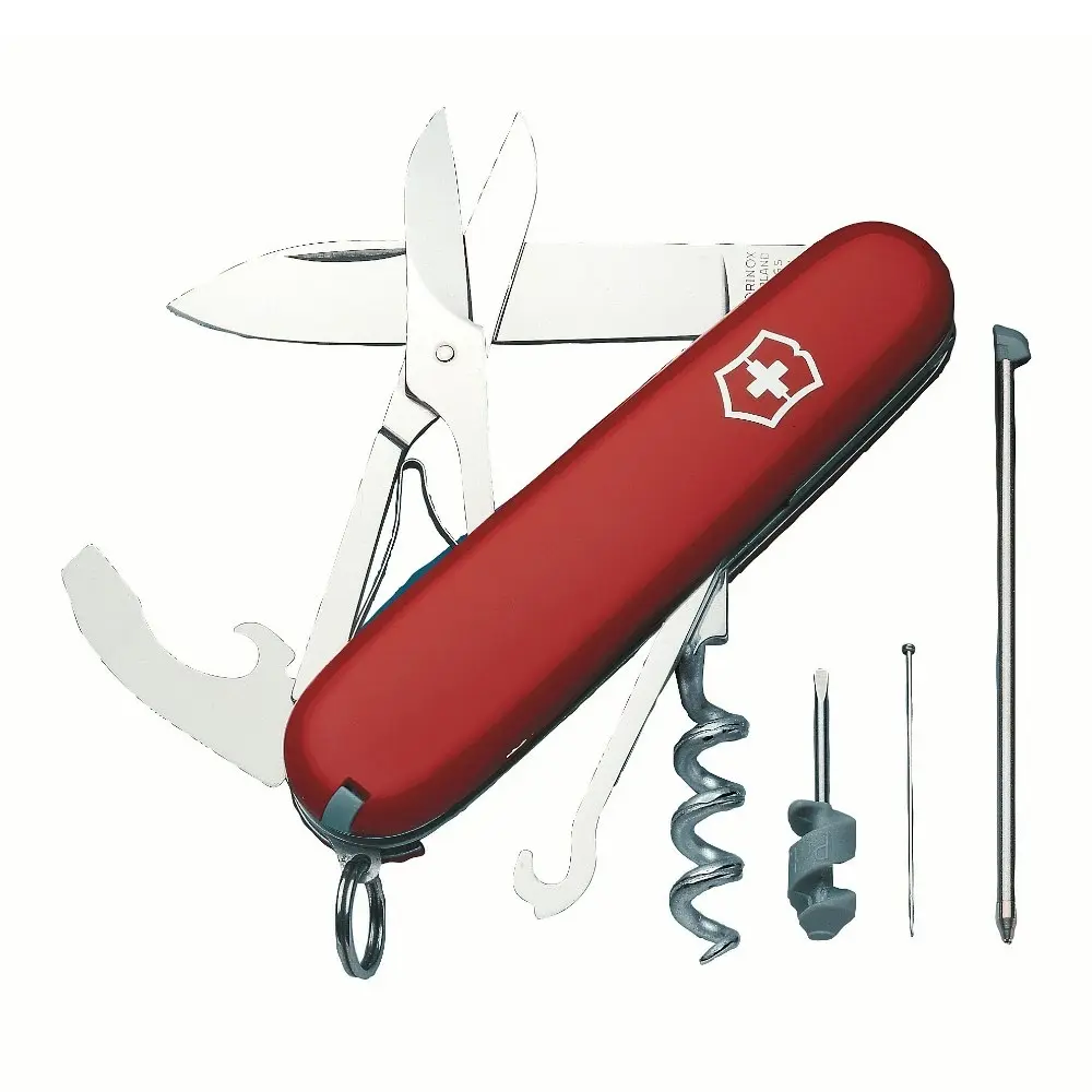 Victorinox Compact Swiss Army Pocket Knife | 15 Functions - Sports & Outdoor