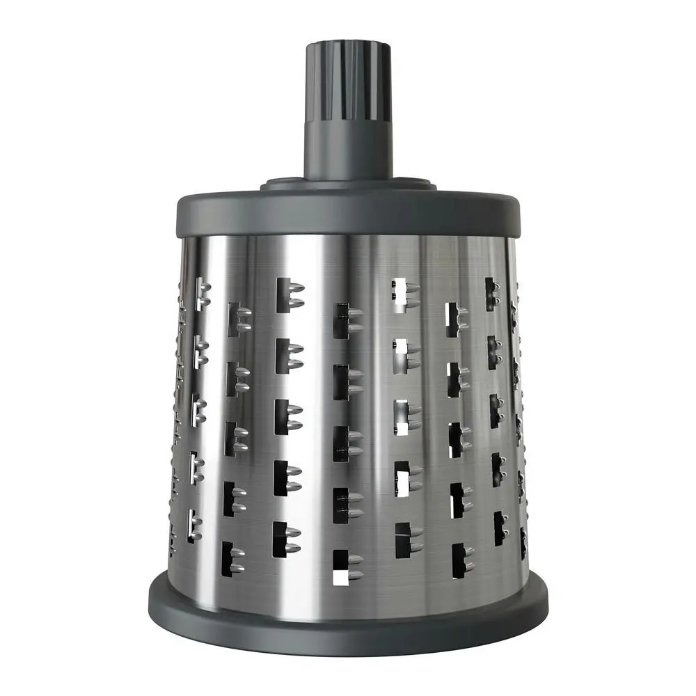 Zyliss Universal Bircher Drum Grater Stainless Steel Vegetable Cutter Grey - Home & Garden