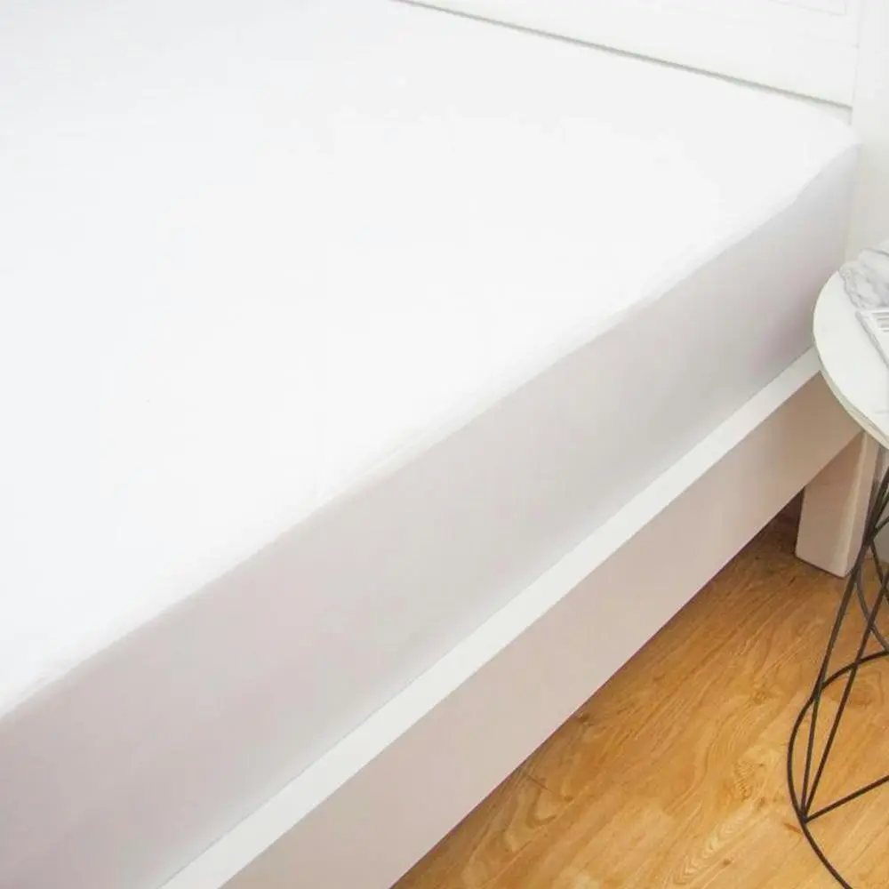 Ardor Queen Bed Breathable Cotton Mattress Home Bedding Protector/Lining White - Furniture