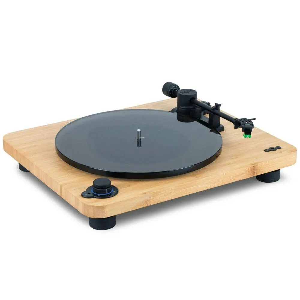House of Marley Stir It Up Lux Wireless Vinyl/Records Bamboo Turntable - Electronics
