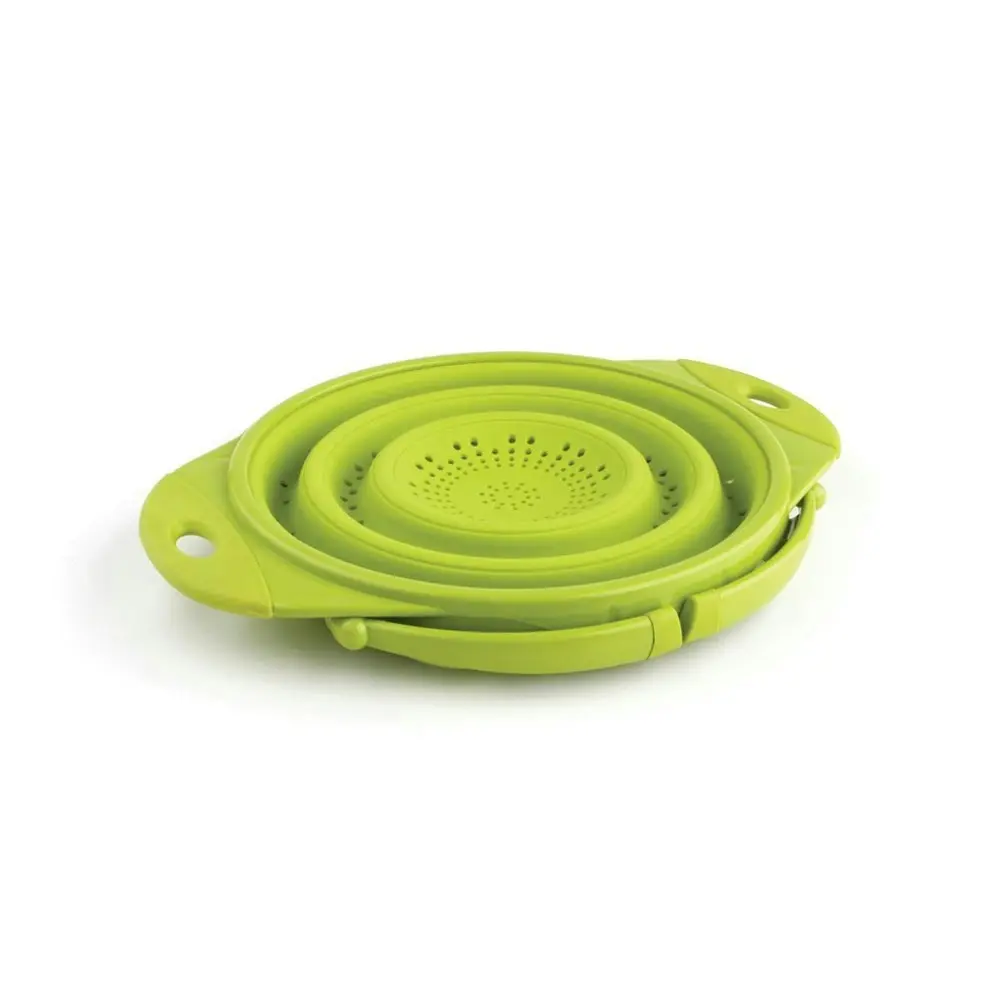Dexas 25cm Silicone Pop Colander Kitchen Cooking Food/Pasta Drainer Strainer GRN - Home & Garden