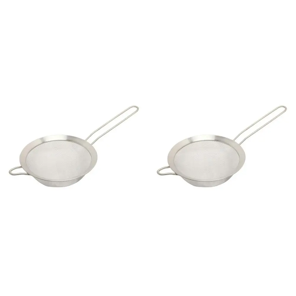 2PK Wiltshire Stainless Steel Kitchen Strainer Sieve Utensil Tool w/ Handle 18cm - Home & Garden