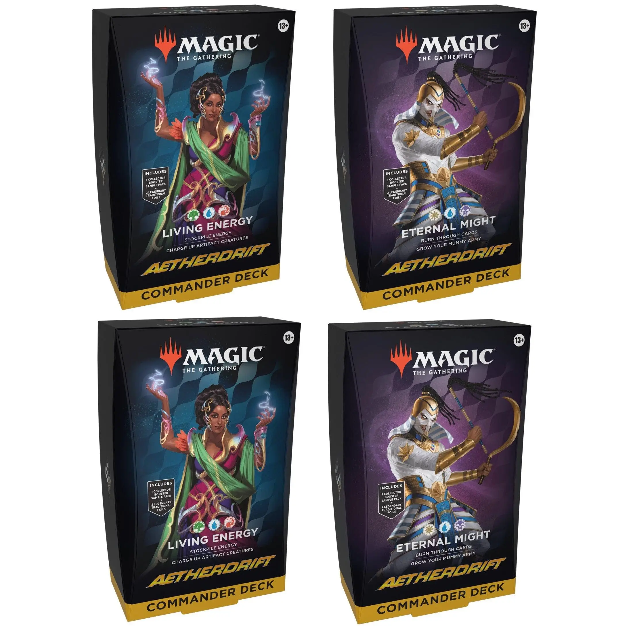 Magic the Gathering Aetherdrift Commander Deck (Asst.) - Hobbies