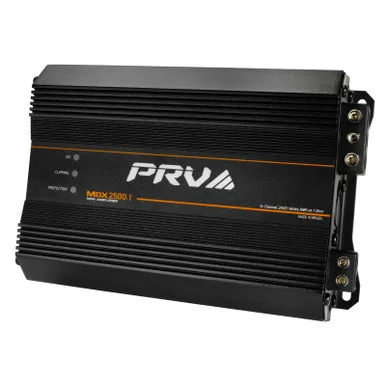 PRV Audio MDX2500.11OHM 1-Channel 2600W Mini Car Audio Amplifier 1 Ohm MDX2500.11OHM
