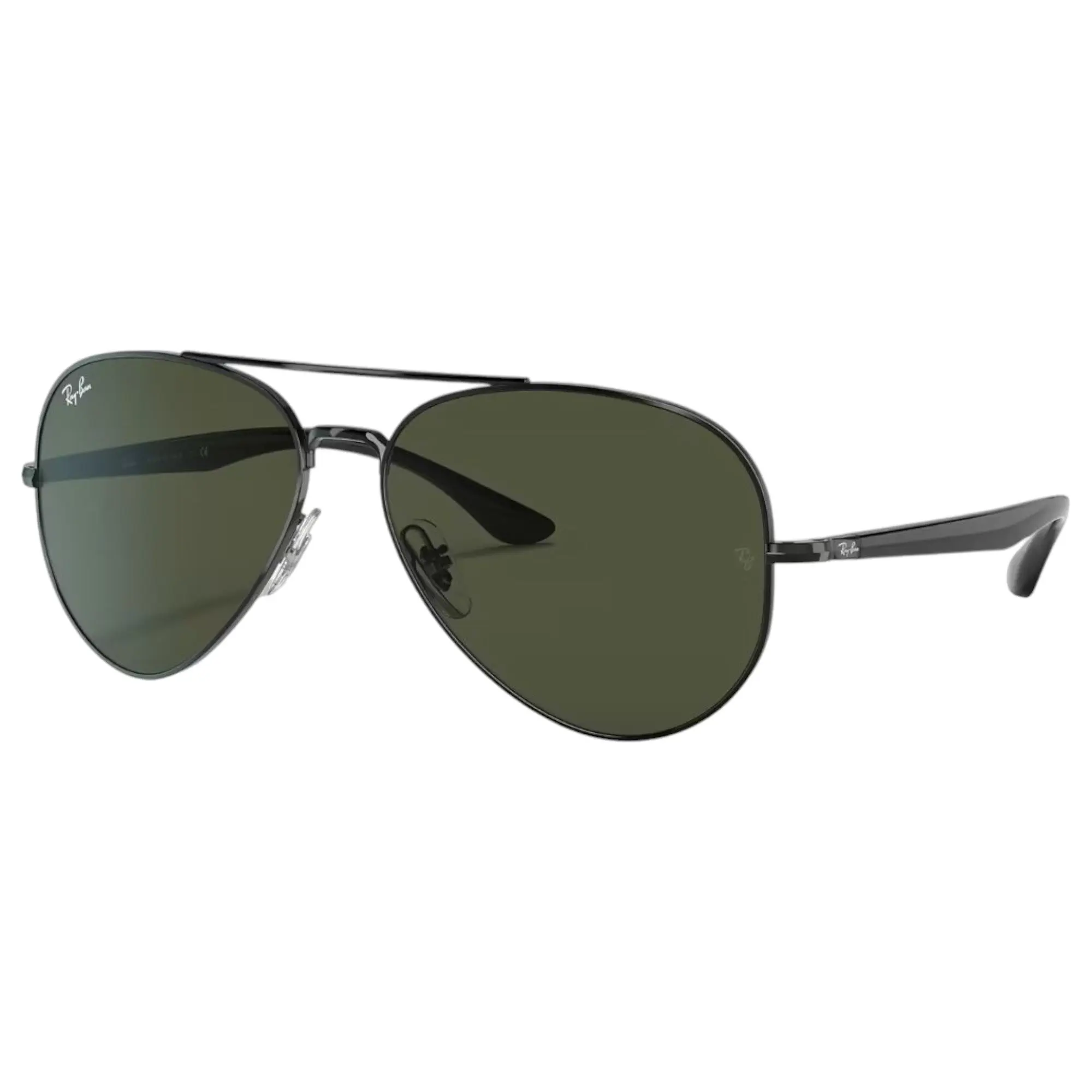 Mens Ray Ban Sunglasses Rb3675 Polished Black/ Green Sunnies - Fashion