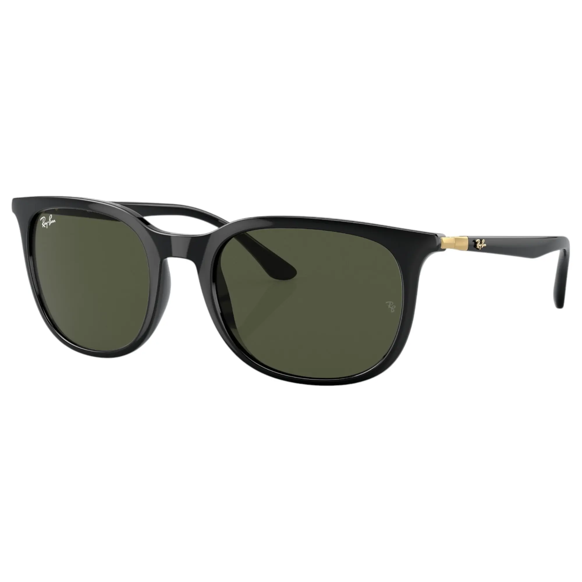 Mens Ray Ban Sunglasses Rb4386 Polished Black/ Green Sunnies - Xxl