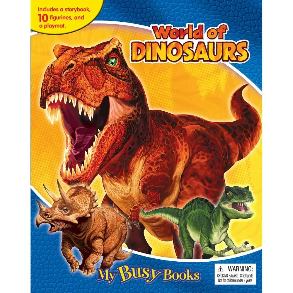 Dinosaurs My Busy Book Kids/Children Storybook/Toy/Playmat Activity Kit 3y+ - Entertainment