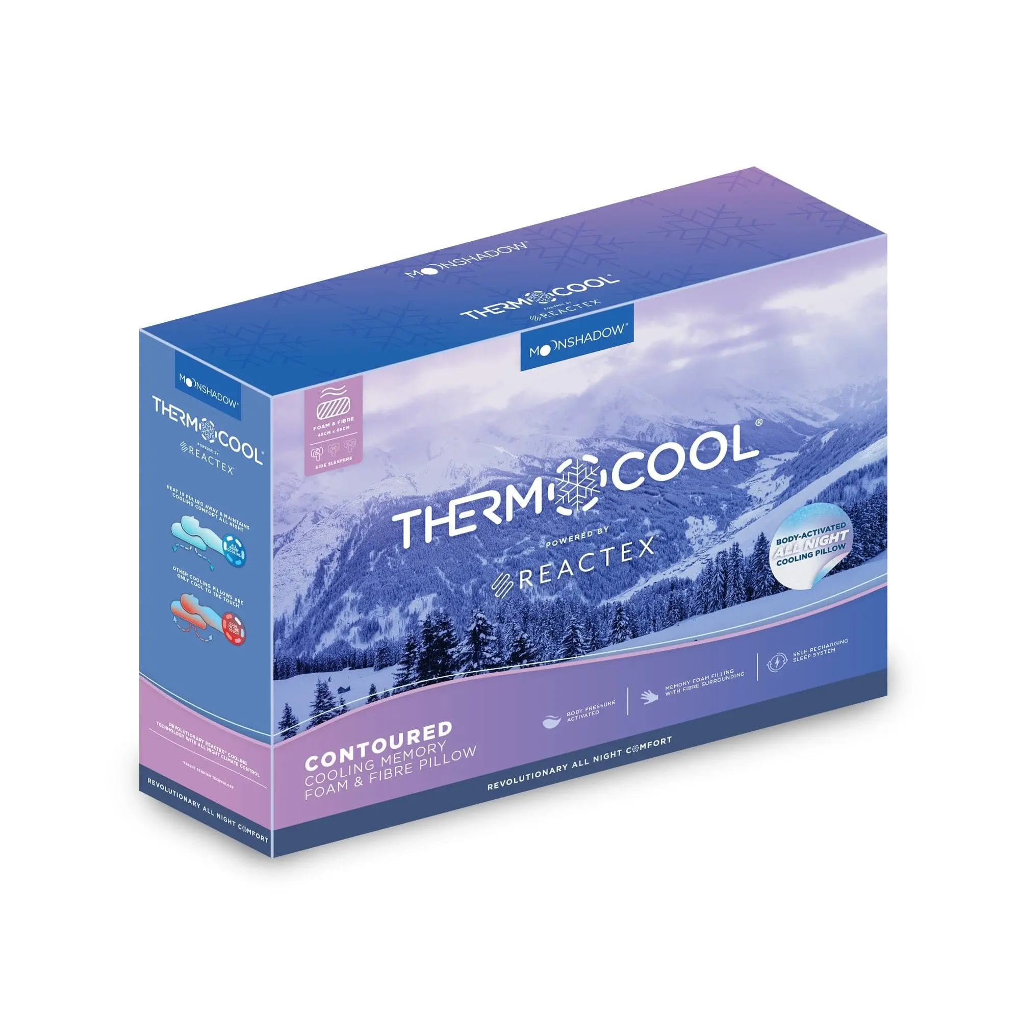 Moonshadow Contoured Thermocool Pillow - Home & Garden