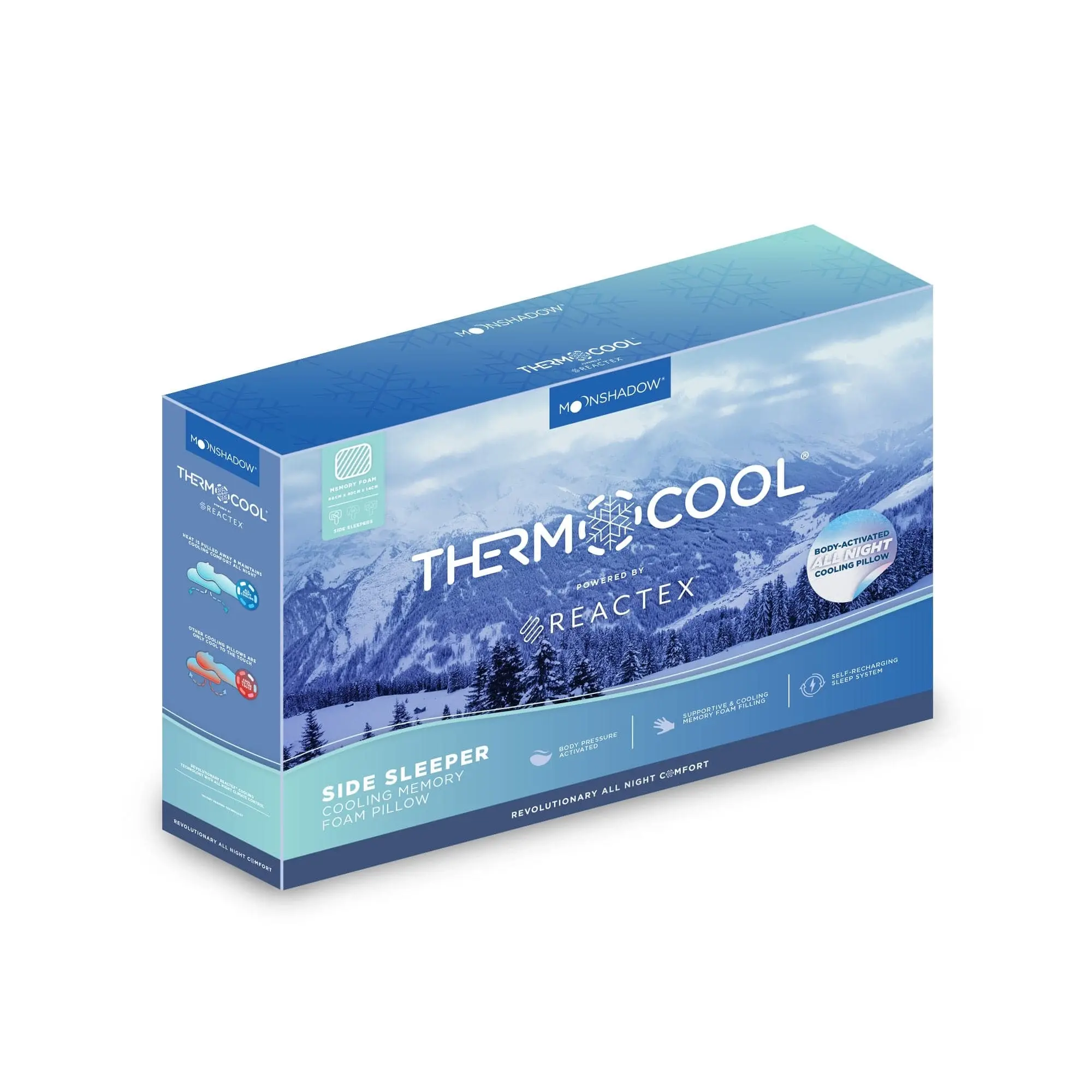 Moonshadow Side Sleeper Thermocool Pillow - Home & Garden