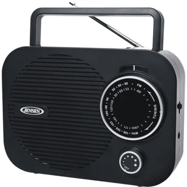 Jensen MR550 Portable AM/FM Radio with Telescoping Antenna
