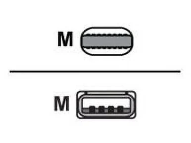 Total Micro MXLY2AM/A1MTM 3.3ft to USB-A Cable MXLY2AM/A1MTM