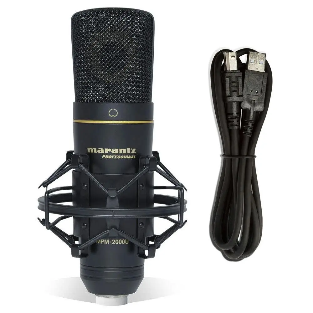 Marantz Professional MPM2000U USB Studio Condenser Microphone/Mic for Recording - Electronics