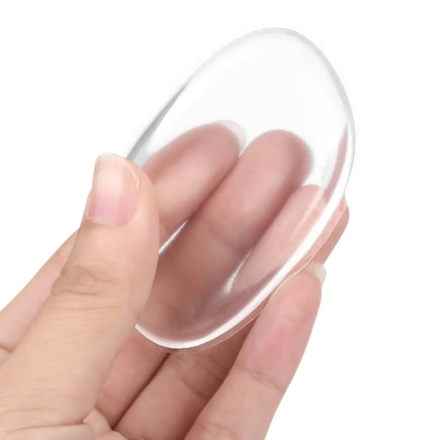 2Pc Silicone Crystal Sponge Cosmetic Clear Gel Puff Makeup Cream Applicator Blender 2X - Beauty