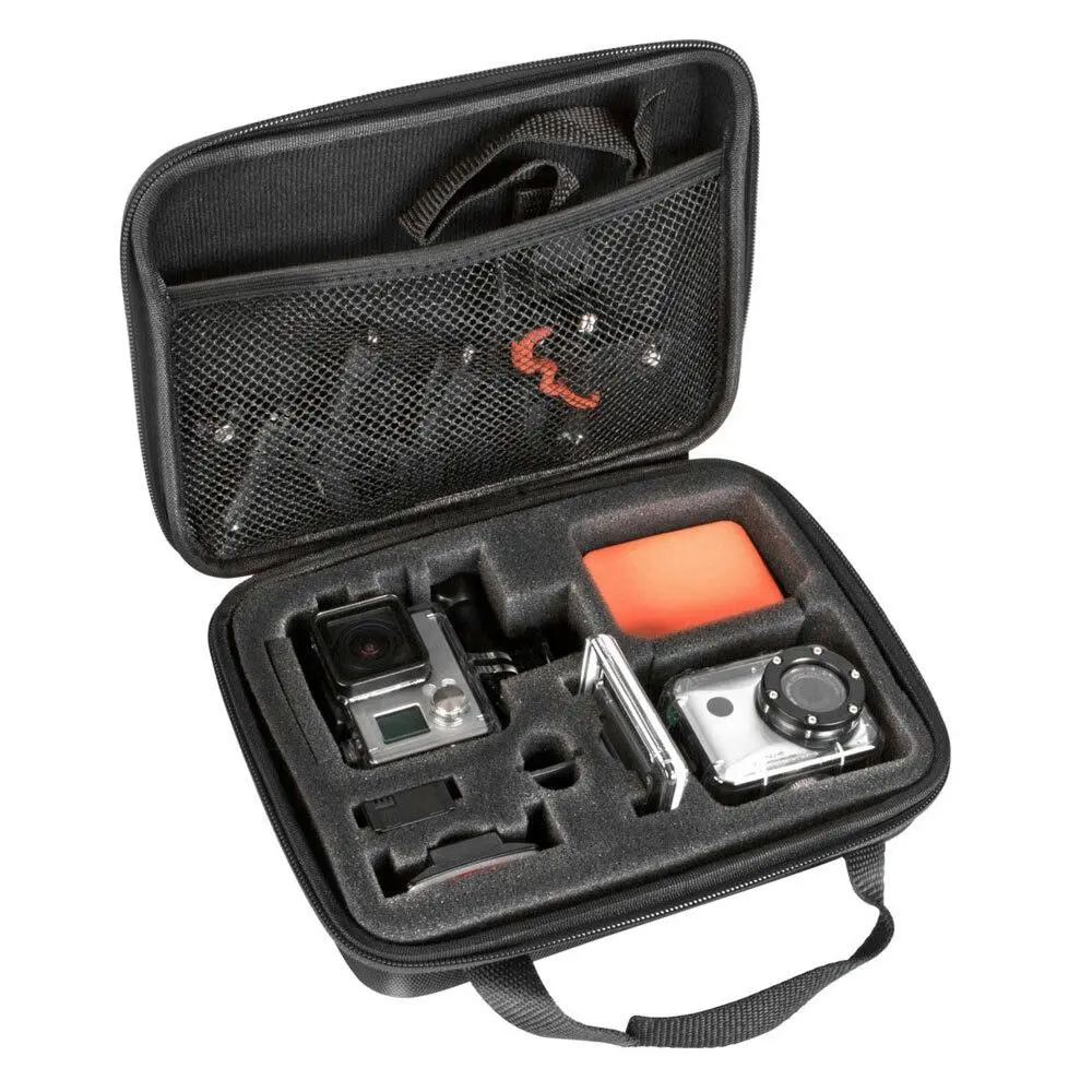 Vivitar Hard Shell Case/Storage Accessories Organiser for Go Pro Action Camera - Photography