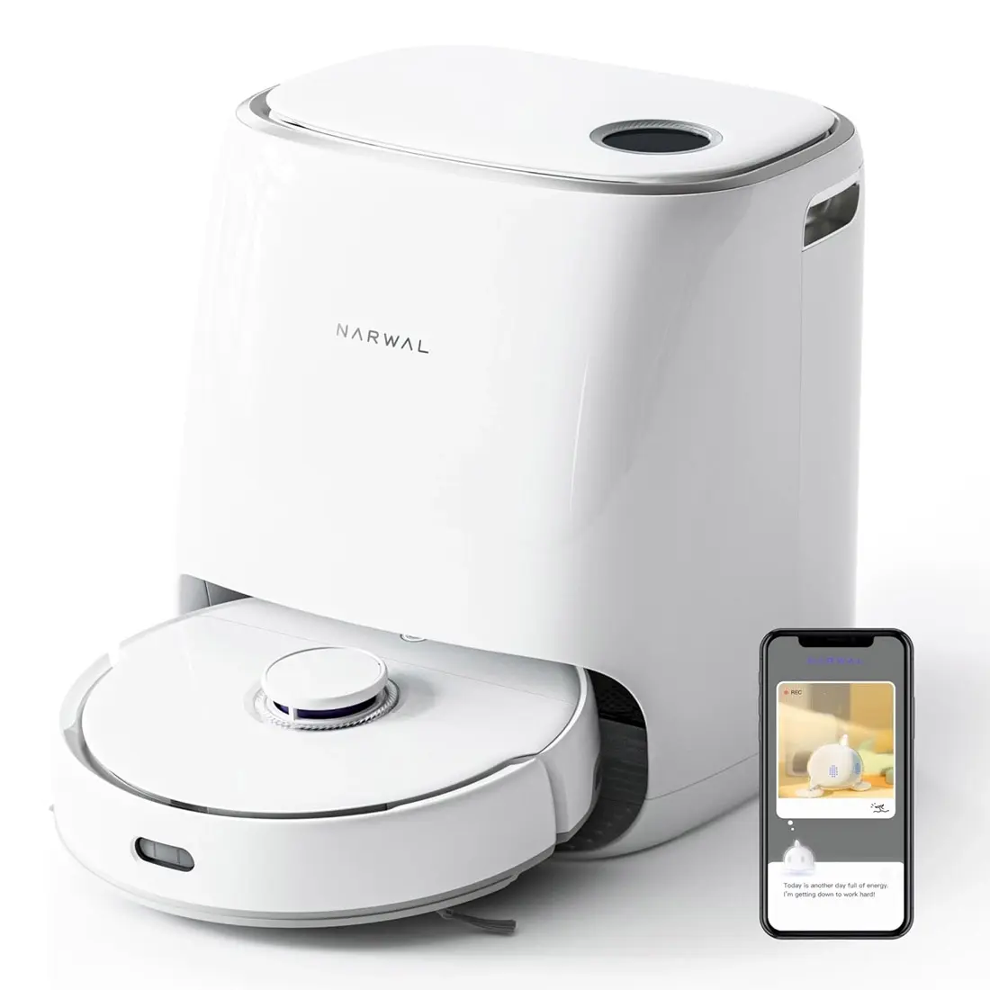 Narwal Freo Robotic Vacuum and Mop Cleaner Versatile Self Mop Clean w/ DirtSense and Auto Washing - Up to 65% off Vacuums and Robot Vacuums