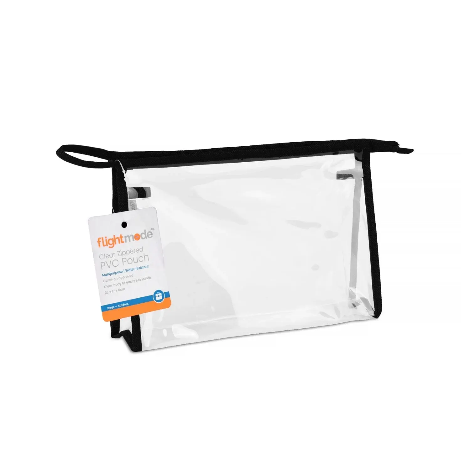 Waterproof PVC Clear Zippered Carry Pouch - Fashion