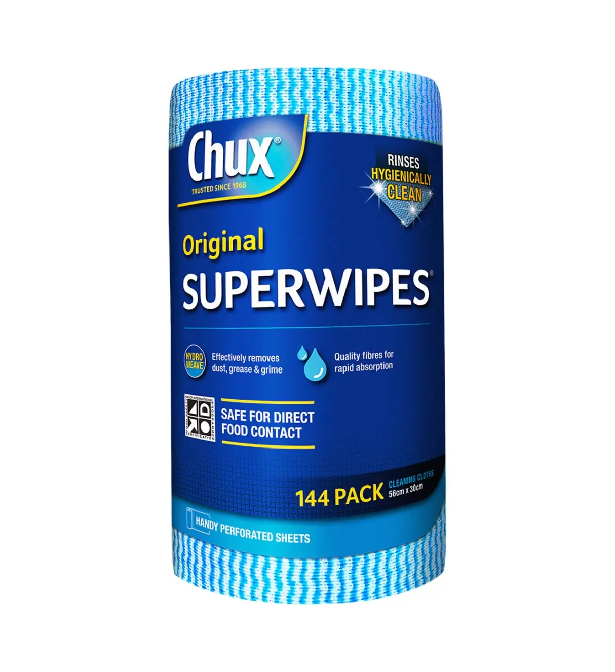 Chux Original Superwipes 144 Wipes 65m x 30cm - Home & Garden